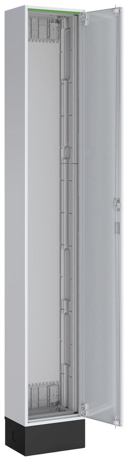 Armoire de sol PrismaSeT XL IP44 a.porte 300×1980×210mm 1 champ 12 rangées