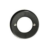 Frontset FH schwarz, für Schlüsselschalter, ohne Gravur