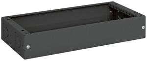 Zoccolo Hager univers 100×550×275mm per armadio FR nero RAL 9005