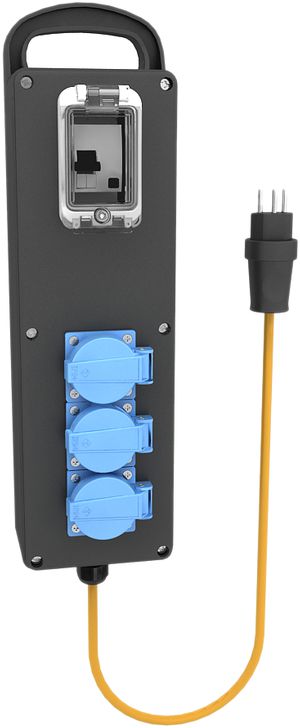 Distributeur caoutchouc Bals EVGB 1500 3×T23+FI/LS 25A 30mA