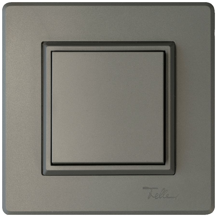 Poussoir RF AP ALADIN EnOcean EDIZIO.liv 1C/1T sans piles gris foncé