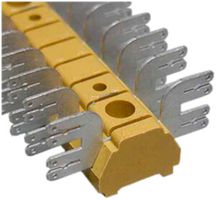 Klemmenleiste Weidmüller MF Flachsteckanschluss 2.5mm² 400V 8A 8L 68mm gelb