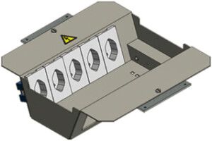 Kit de montage BAK SB 2×5 FLF verticale blanc