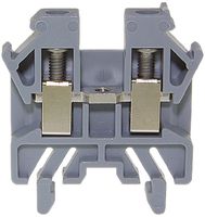 Durchgangs-Reihenklemme Woertz 0.5…2.5mm² 24A 400V Schraubanschluss 2×1 TH15 gu