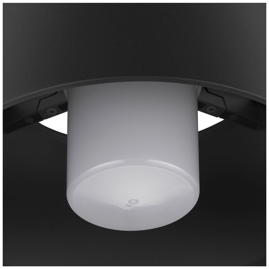 Deckenleuchte SLV PHOTONI CYL E27 1×13W IP65 Ø224×175mm schwarz