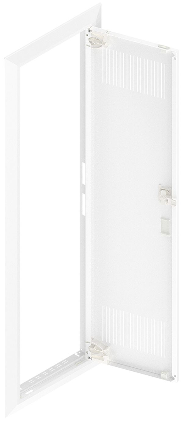 Porta con fesura e cornice SE Pragma bianco per 1parte/7file