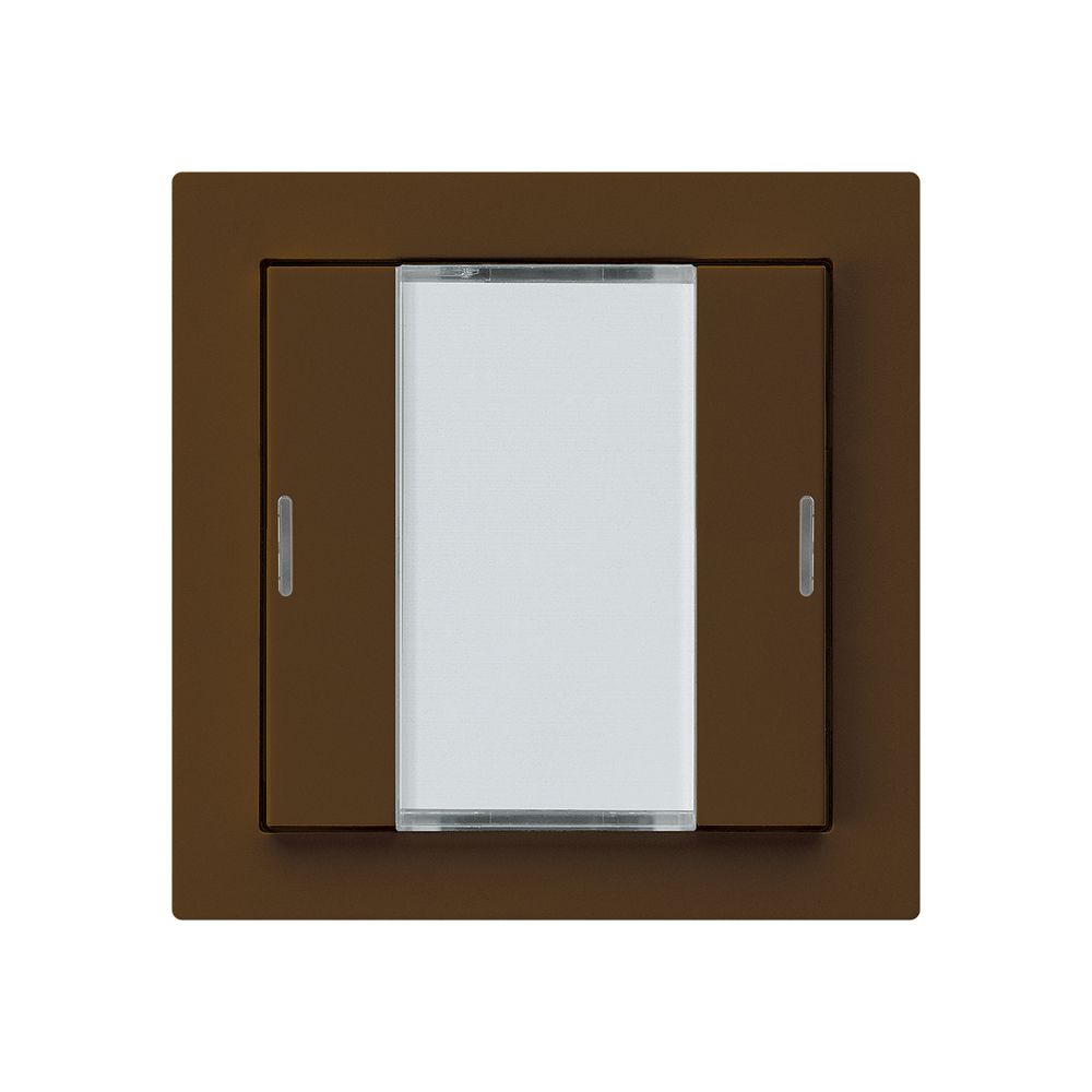 UP-Taster kallysto A KNX 2× RGB LED s/e-link braun