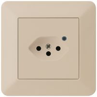 Presa INC Hager kallysto.trend 1×T13 illuminato C beige