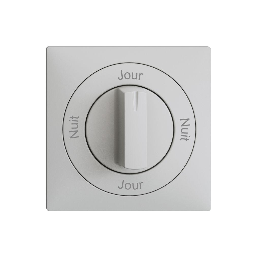 Frontset Nuit-Jour-Nuit-Jour EDIZIOdue 60×60mm hellgrau