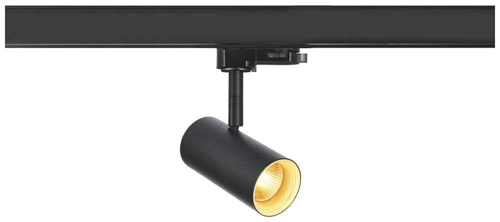Projecteur LED SLV NOBLO SPOT PHASE 6W 750lm 930 32° VAR 3ph Ø50mm noir