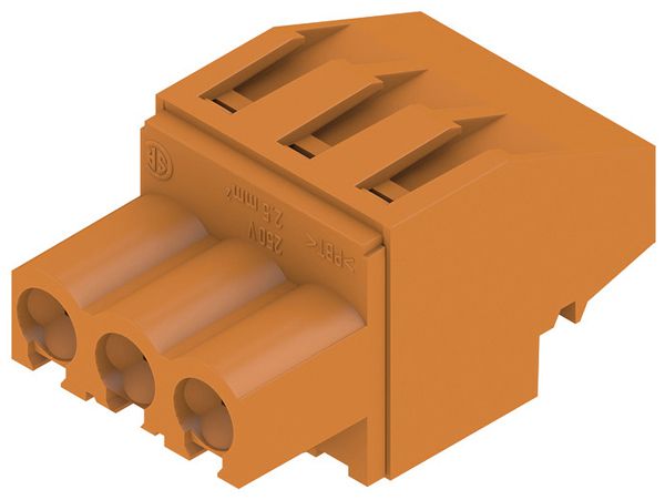 Buchsenstecker WM Signal BLZP 5.08HC/03/90 SN OR BX TB 3L 90° 5.08mm or