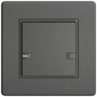 UP-KNX-Taster RGB EDIZIO.liv SNAPFIX® Temperaturfüh.RGB-LED 1×T 2-Tbed.dgu