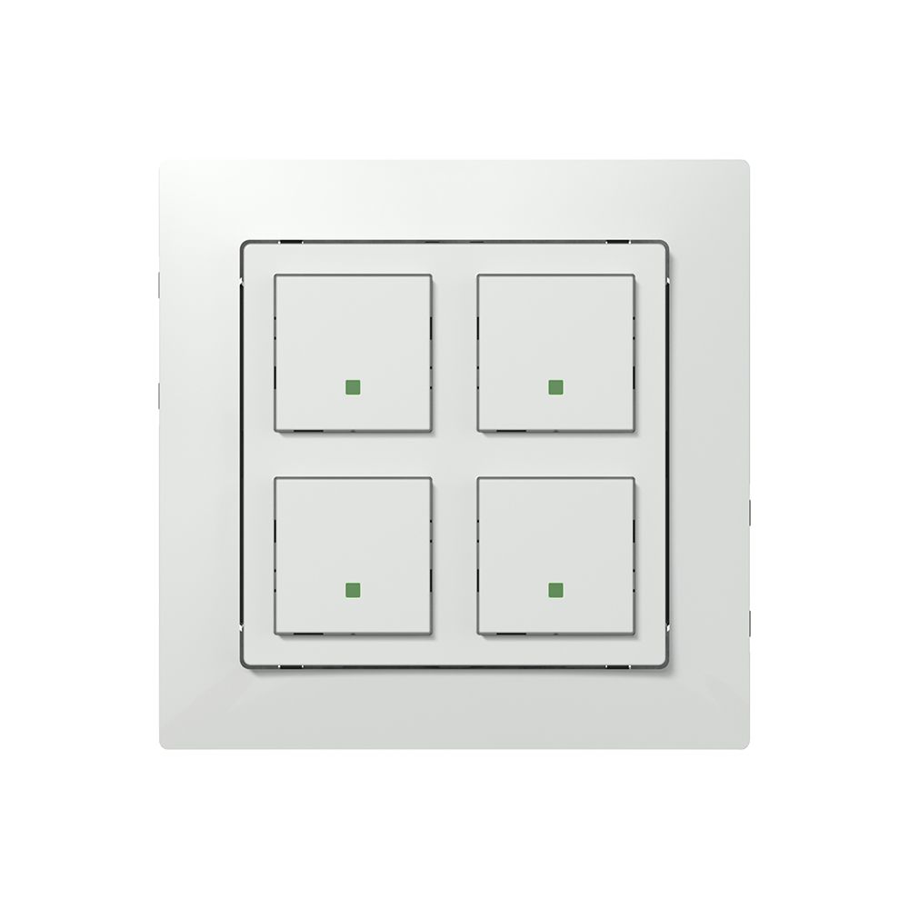 Senseur/variateur 2/1×SIDUS E free@home wireless, blanc brillant