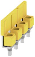 Connexion transversale Weidmüller WQV 16N/4 vissé 4L pas 11.9mm isolé 57A jaune