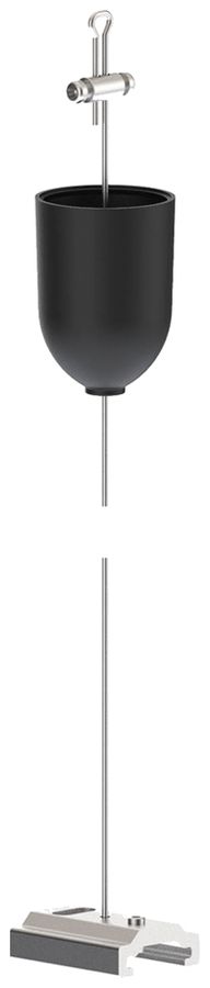 Stababhängung Sylvania ONETRACK Aluminium/Stahl 5000mm schwarz