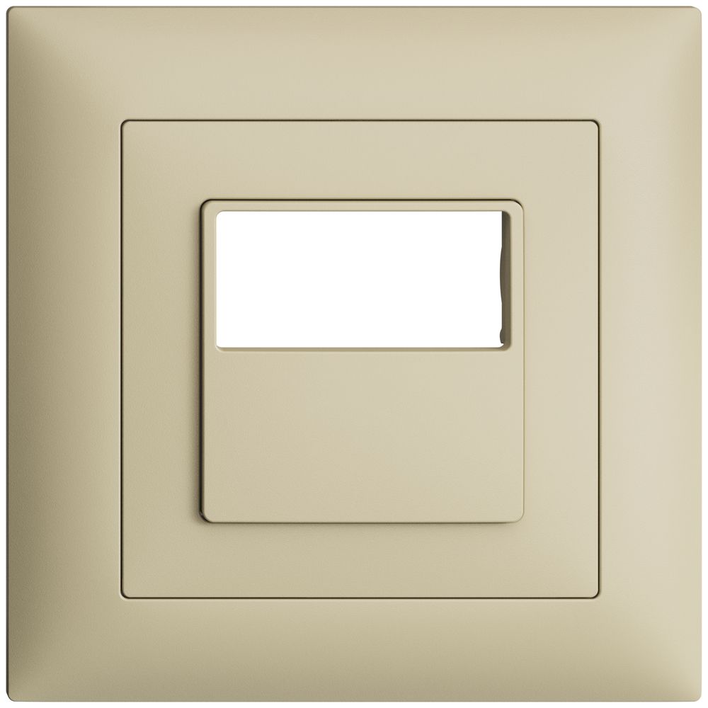 Set frontale EDIZIOdue FMI p.rilevatore movimento pirios 180 R eco plus, vanille