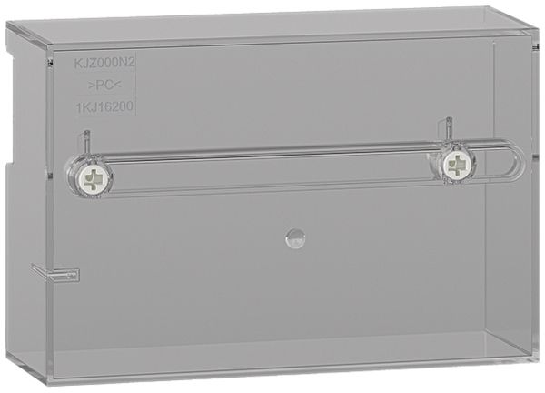 Capot de recouvrement Hager pour borne à fiches pour plaque de compteur Standard