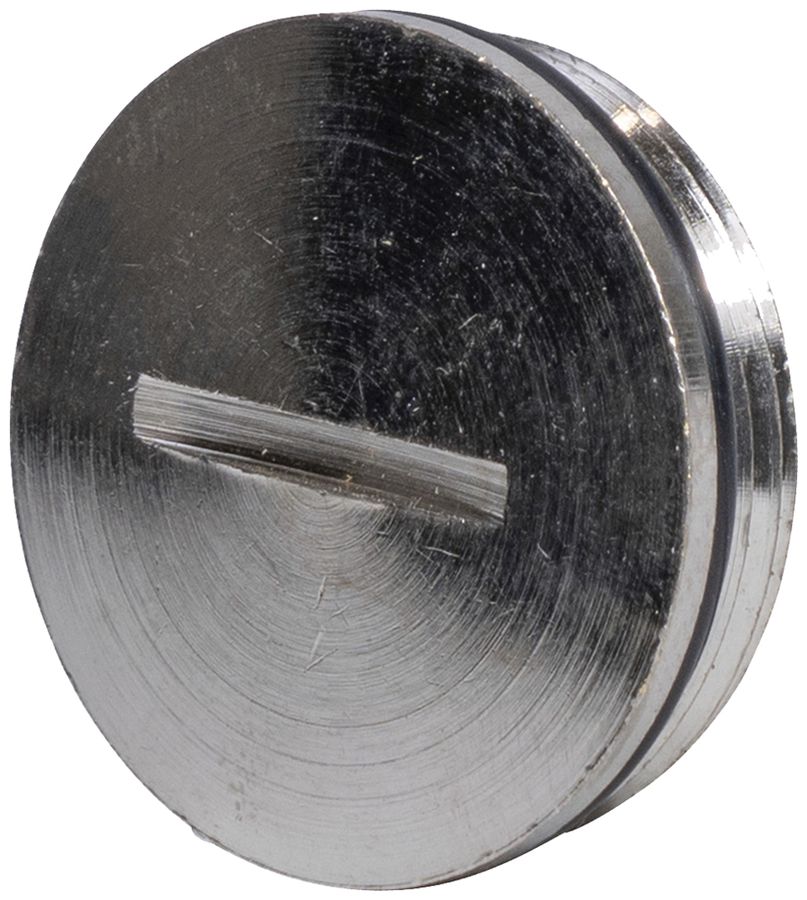 Verschlussstopfen Plica PG13.5 Messing vernickelt