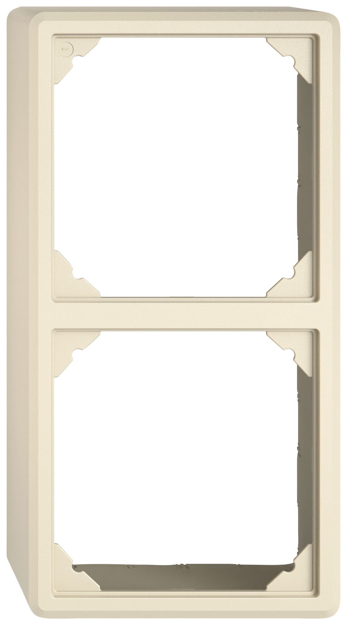 Cappa AP EDIZIO.liv SNAPFIX® per 2 apparecchi GX.54.A crema