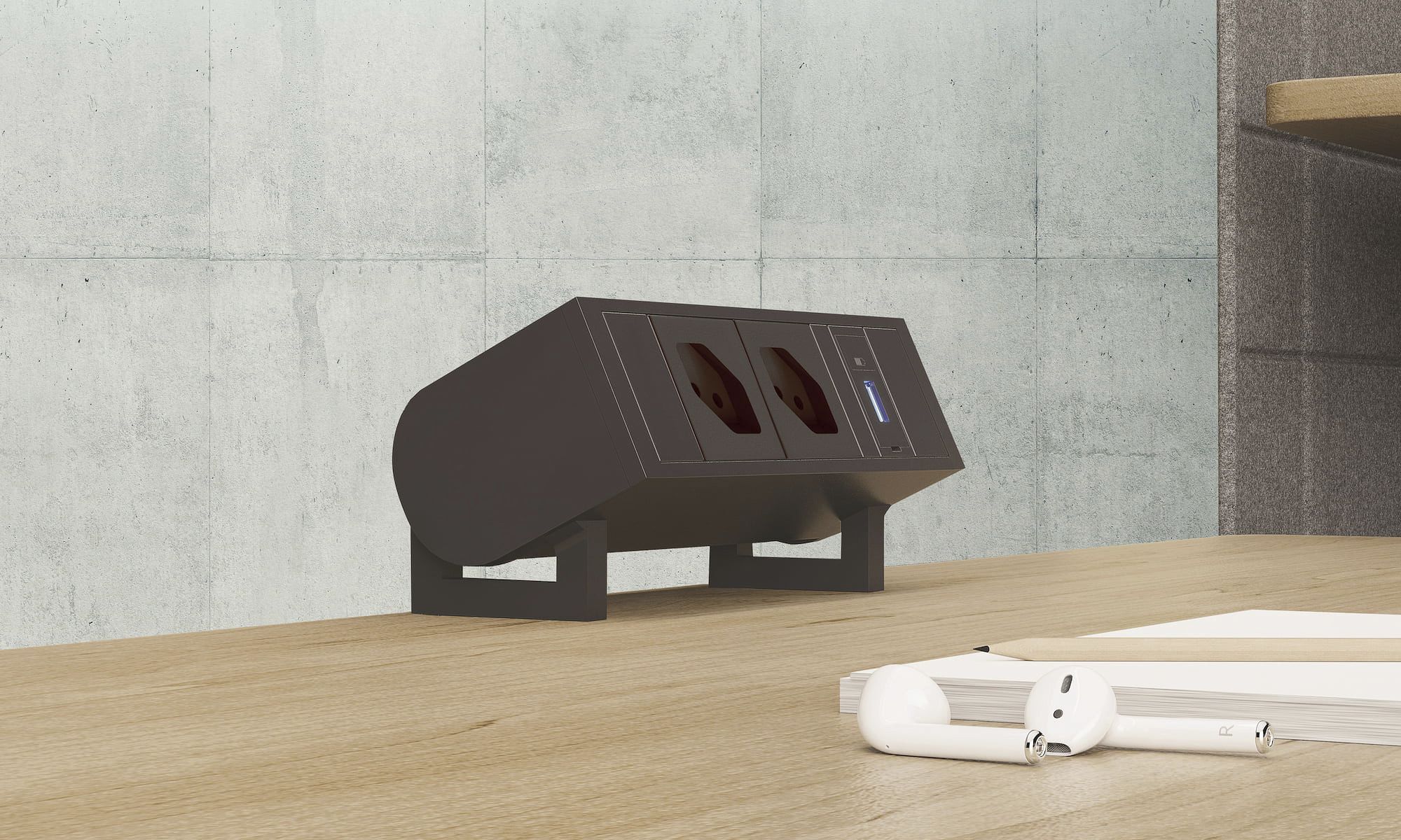 Presa multipla MH SUPRA 2×T13 1×USB-C 60W 0.3m nero