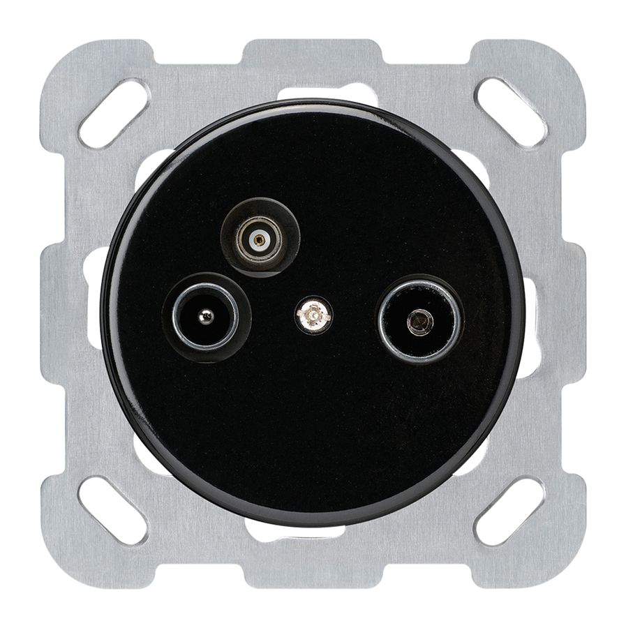 UP-Antennendose TV-R-Daten basico B 19dB schwarz