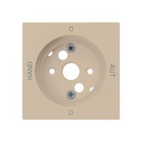 Frontplatte kallysto 0-Hand-0-Aut. 60×60mm für Drehschalter S2 beige