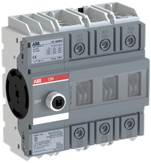 Sectionneur de charge AMD ABB OT160G03, 3P 160A/690V, O-I