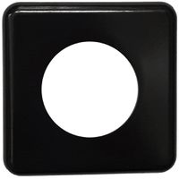 Placca di copertura I 45mm nero 1×45mm nero