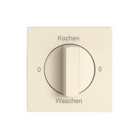 Montageset EDIZIO.liv SNAPFIX® f.Drehschalter m.Griff 0-Kochen-0-Waschen cr