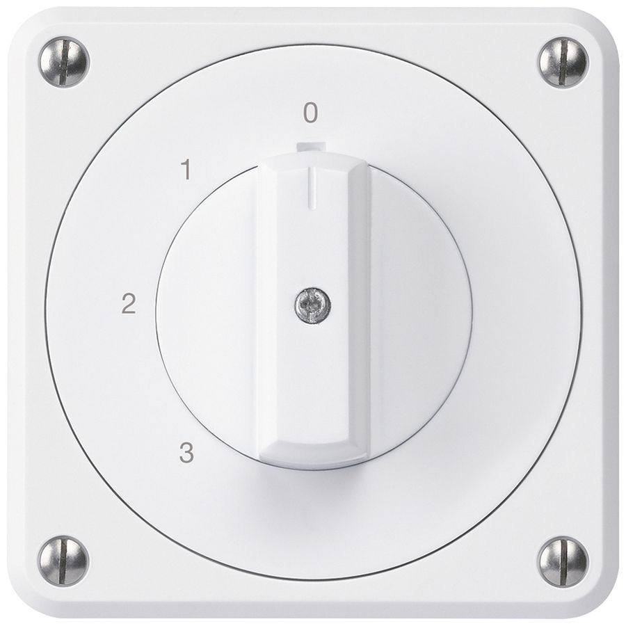 Interrupteur rotatif ENC robusto IP55 schéma 5/1P blanc