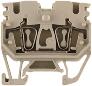 Durchgangs-Reihenklemme Weidmüller ZDUB Zugfeder 2.5mm² TS15 beige