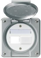 Kit di montaggio INC robusto IP55 uscita frontale per 2×R&M alluminio