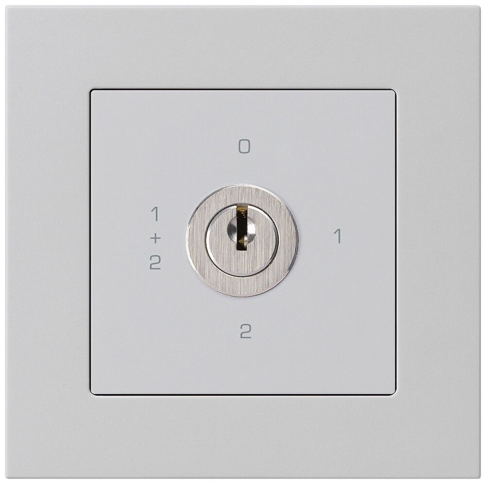 Interruttore rotativo INC kallysto.pro 1/1L grigio chiaro con serratura Kaba 8