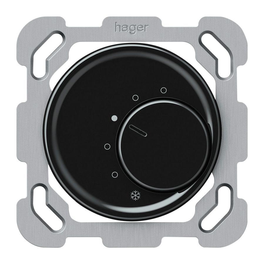 UP-Raumthermostat origin 230VAC 5…30°C 10A schwarz