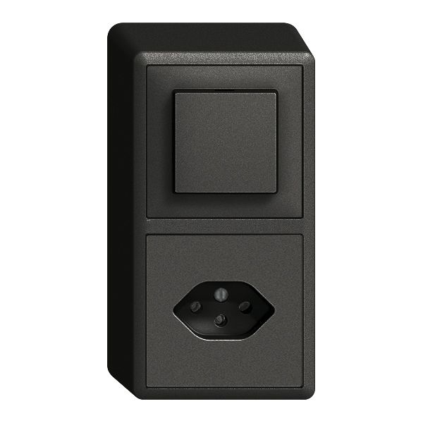 Combinaison AP EDIZIOdue 3/1P+T13 noir