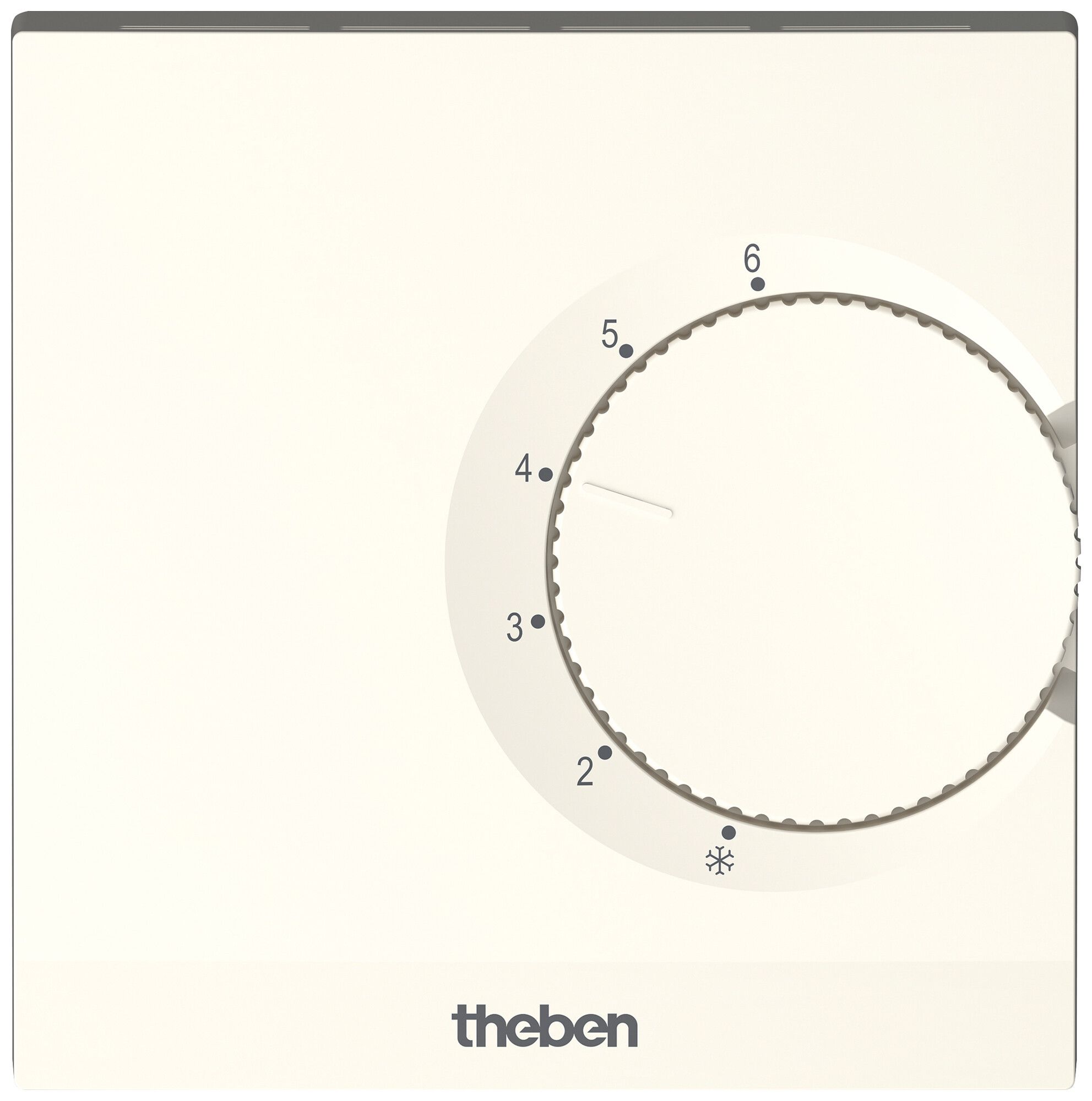 Termostato ambiente AP Theben RAMSES 701 S 230V AC 5…30°C 10A 76×76mm bianco