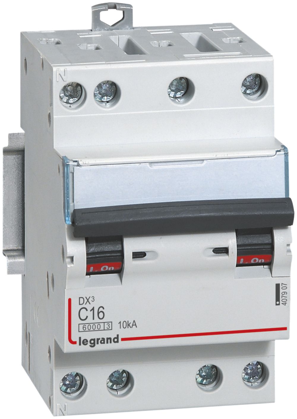 Disjoncteur Legrand C 4P 6A 6000A/10kA 3 modules