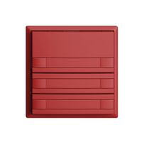 KNX-Taster RGB EDUE, 250mW, o.LED, m.Papiereinlage, 3×Taste, 2×Tastenb., ber