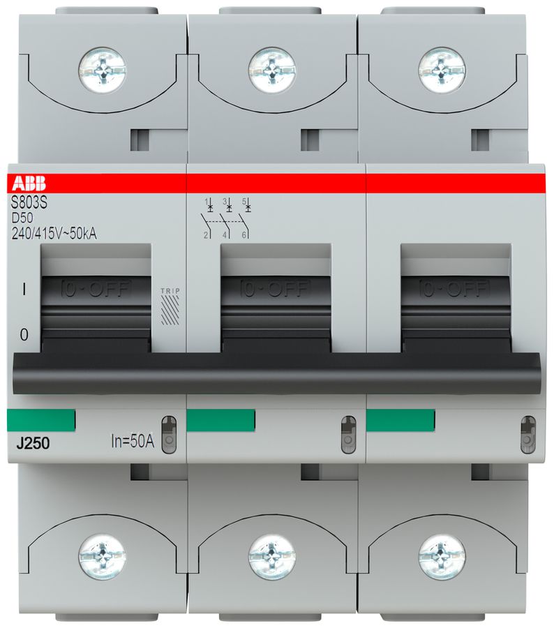 Leitungsschutzschalter ABB S803S-D 50A 50kA