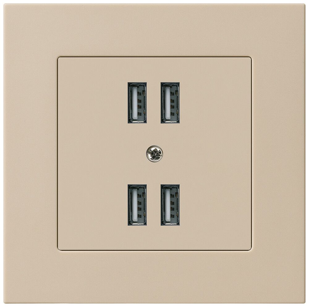 Presa INC 4×USB kallysto.pro 2400mA beige