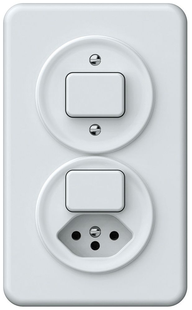 Combinaison ENC origin sch 3/1L + sch 3/1L+T13 88×148mm blanc