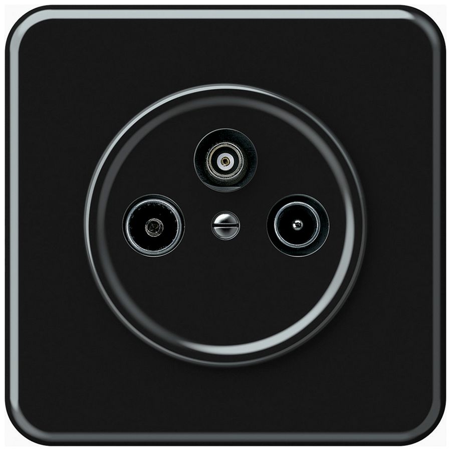 UP-Antennendose TV-R-SAT origin Durchgangsdose 5.5dB schwarz