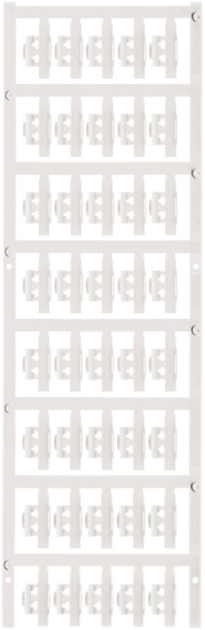 Marqueur de conducteur Weidmüller MultiCard SFC p.Ø1.5…2.5mm 21×5.8mm PA66 blanc