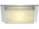Deckenleuchte SLV GLASSA SQUARE, 2×E27 60W eckig IP20 silbergrau