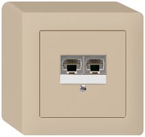 AP-Dose kallysto 2×RJ45s parallel beige