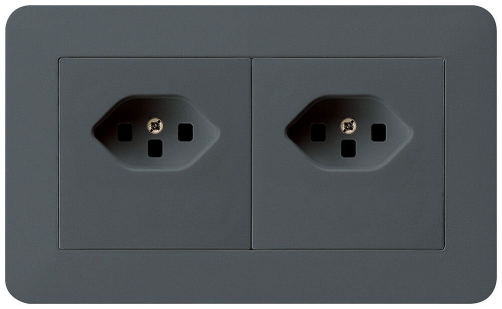 UP-Kombination kallysto.trend Gr.I-I horizontal 2×Typ 23 m.Schraubkl.C anthrazit
