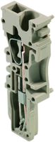 Fiche Weidmüller ZP 2.5/1AN ZA O.RA a.ergot connexion à ressort 2.5mm² 1L beige