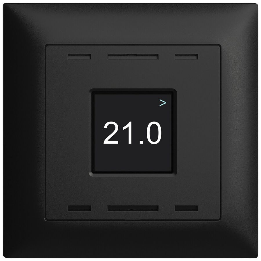 UP-Raumtemperatursensor EDIZIOdue Wiser 230V 5…30°C schwarz