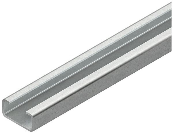 C-Profilschiene 30×15mm L=2m tauchfeuerverzinkt