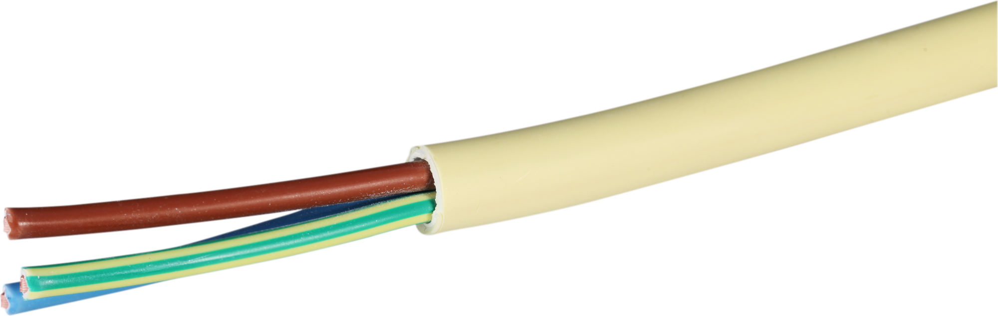 Câble d'installation FE05C 3×2.5mm² LNPE jaune Cca